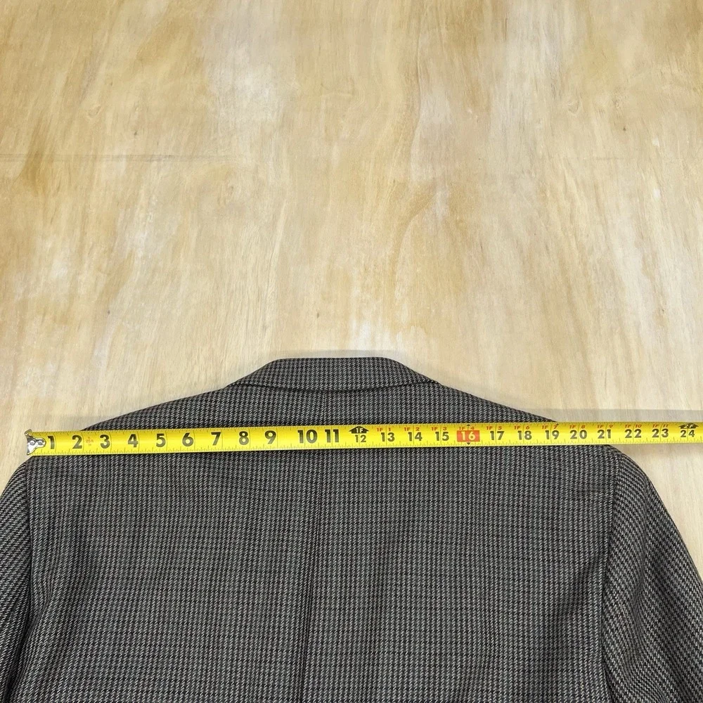 Lauren Ralph‎ Lauren Soft Tweed Blazer Sport Jacket Mens 50R Brown/Green/Black